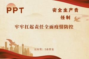 牢牢扛起责任全面疫情防控（16页）