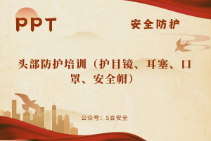 头部防护培训（护目镜、耳塞、口罩、安全帽）（114页）
