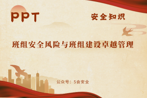 班组安全风险与班组建设卓越管理（129页）