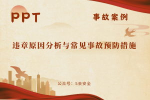 违章原因分析与常见事故预防措施（86页）