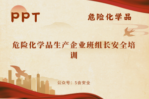 危险化学品生产企业班组长安全培训（313页）