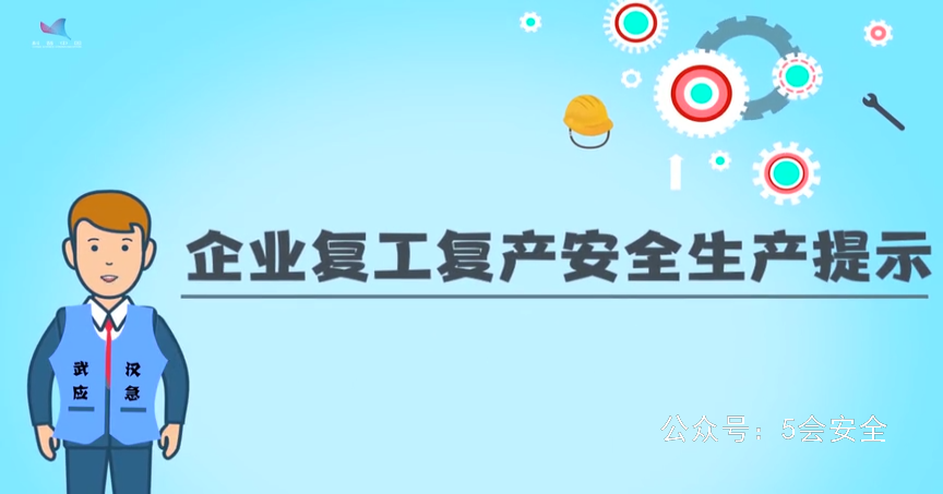 2021年春节后企业复工复产安全生产提示