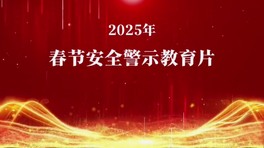 2025年春节安全警示教育片