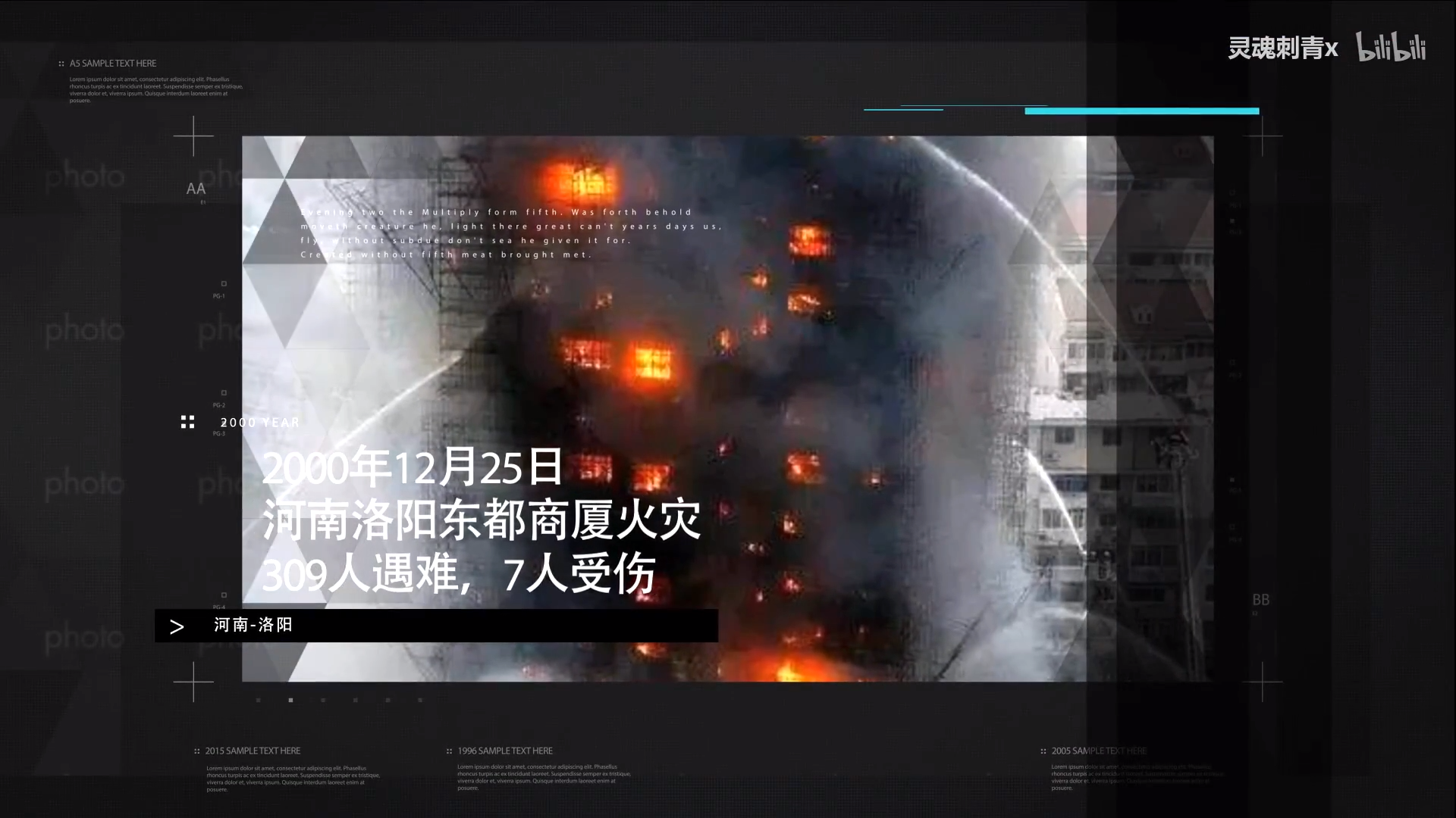 《火灾无情，警钟长鸣》历年警示