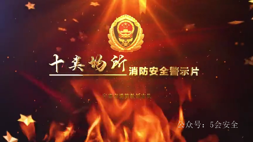 十类场所火灾警示教育片