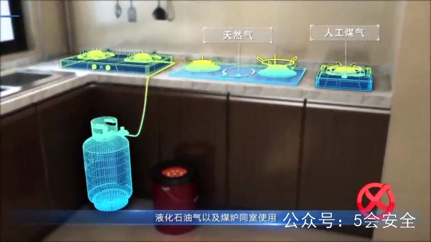 家庭燃气安全教育警示