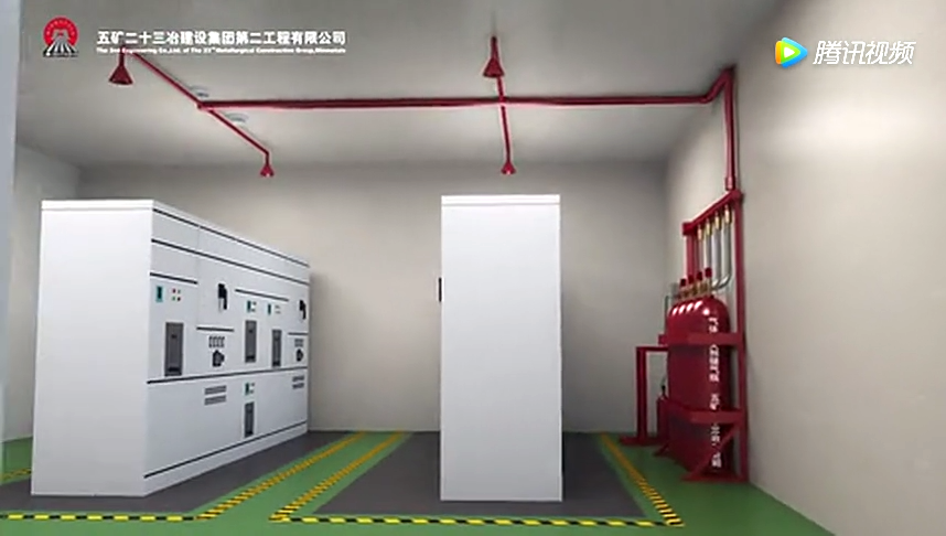 视频演示消防火灾联动全过程
