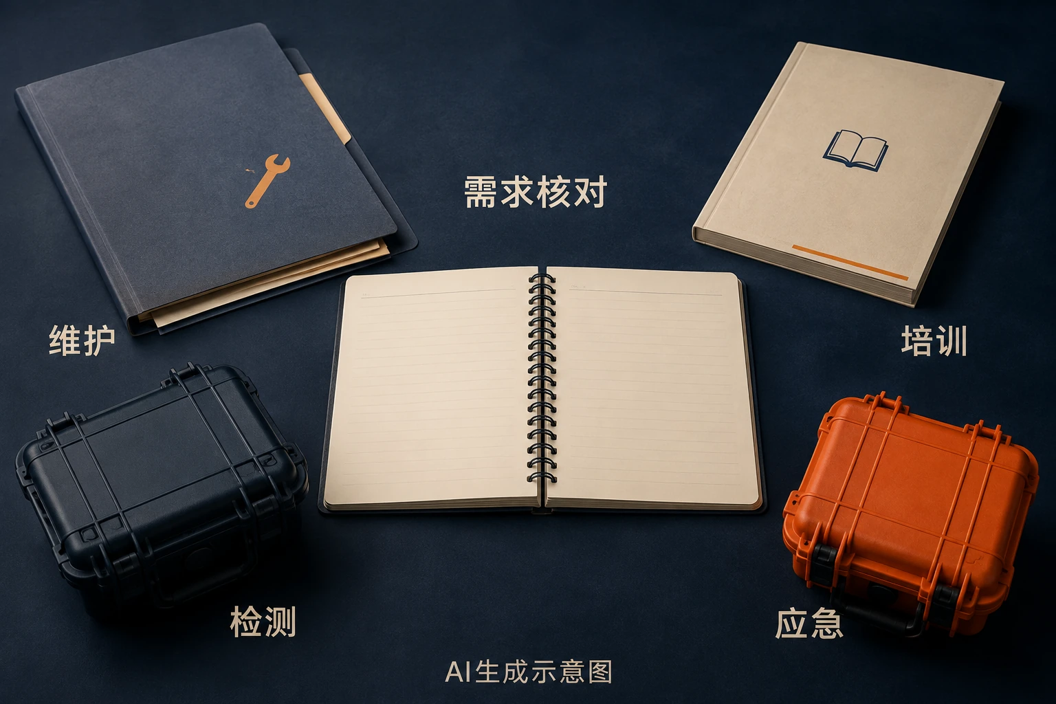 维护、培训、检测与应急需求共同进入年度计划,AI生成示意图