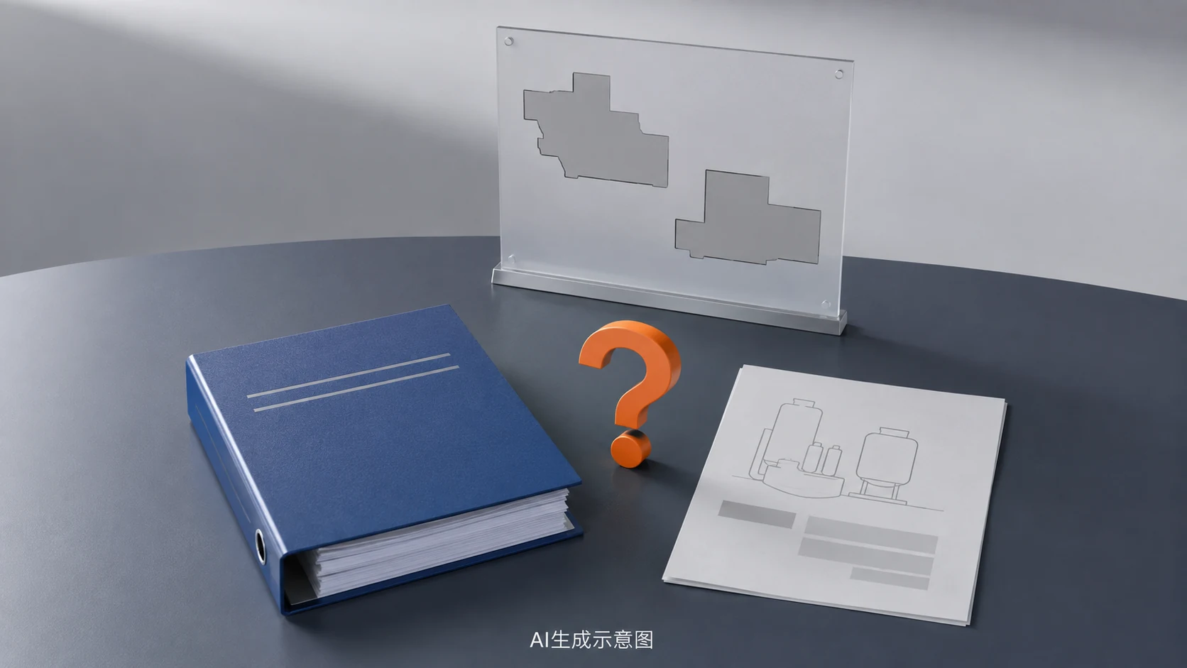 原有任务资料与新增设备需求卡的对照示意,AI生成示意图。