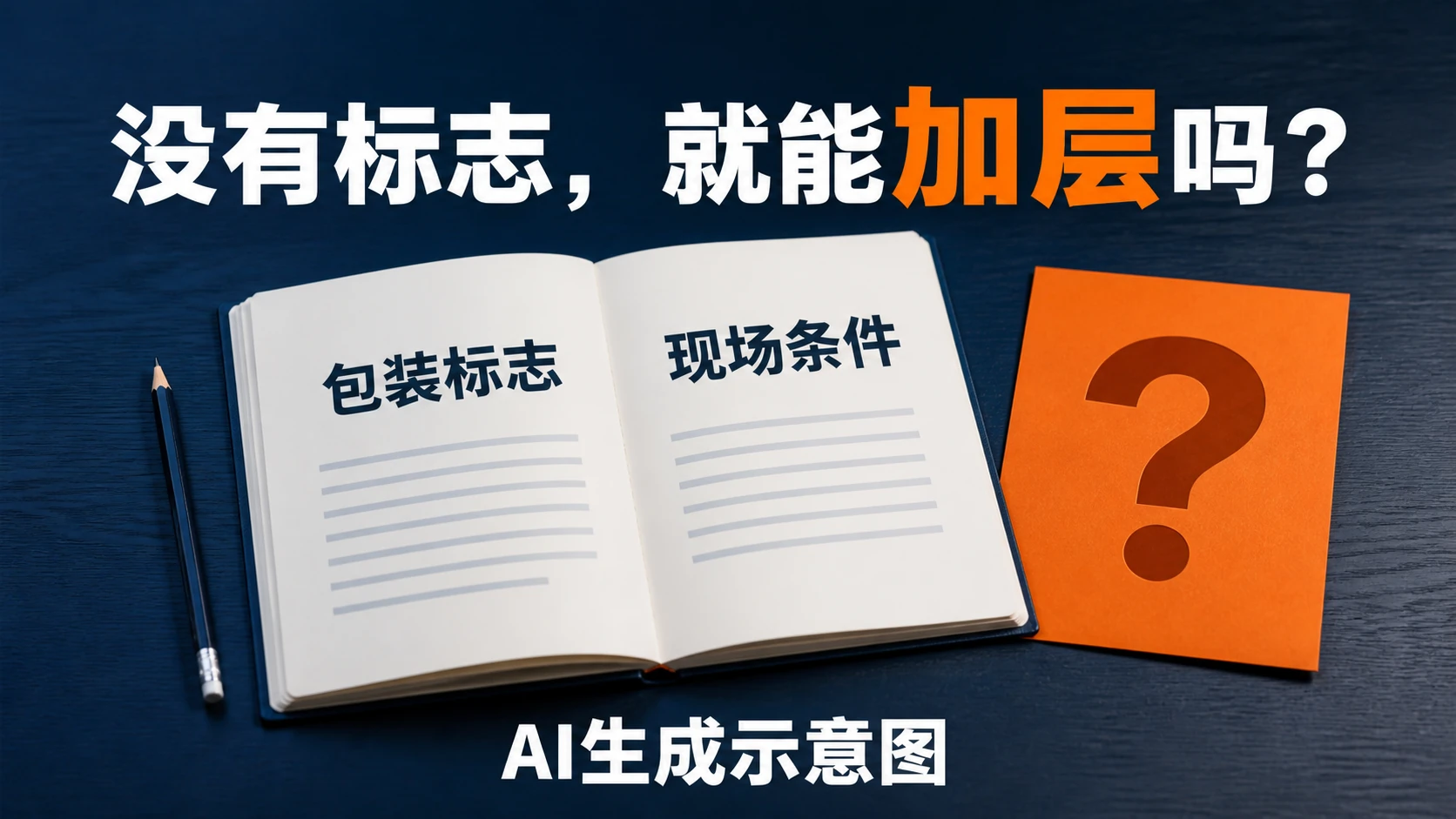包装标志与现场堆码条件分别核对的资料观察示意,AI生成示意图