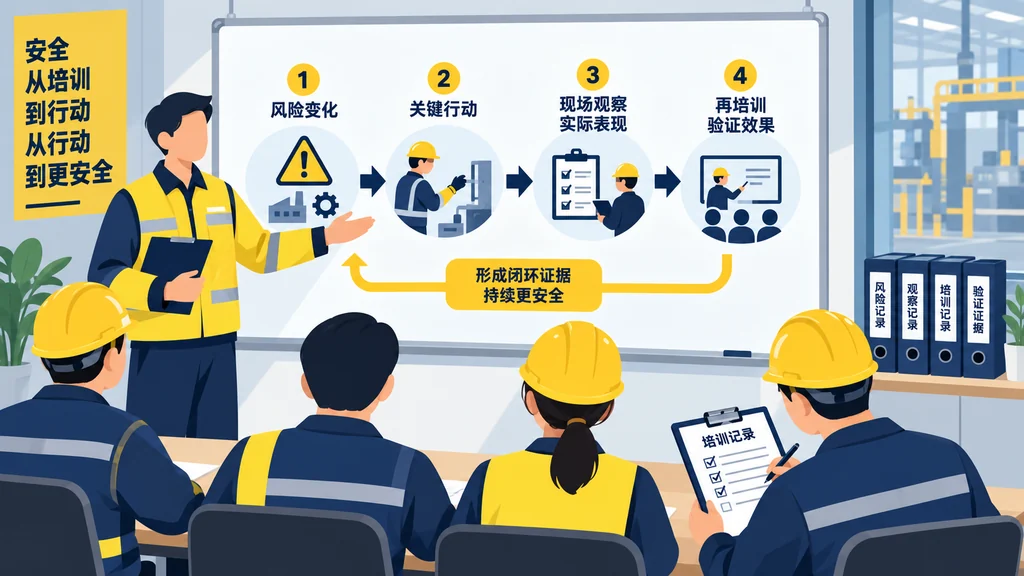 AI生成示意图:现场安全检查复核示意。