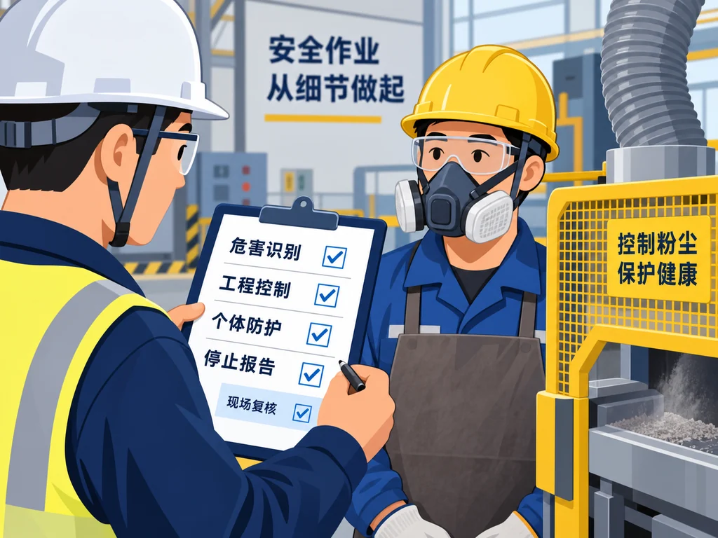 AI生成示意图:检查要点和整改闭环示意。