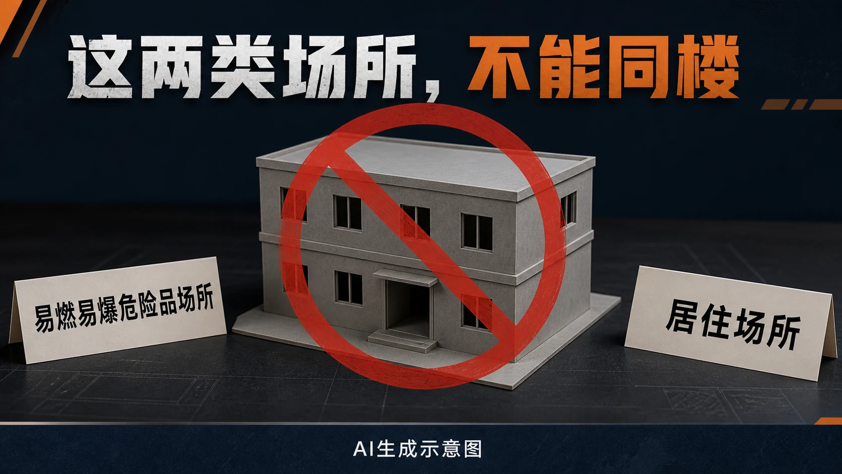 AI生成示意图:经营与住宿两种用途在筹备讨论中分别核对