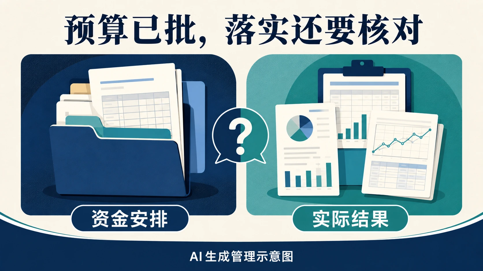 安全投入资金安排与实际结果分别核对,AI生成管理示意图