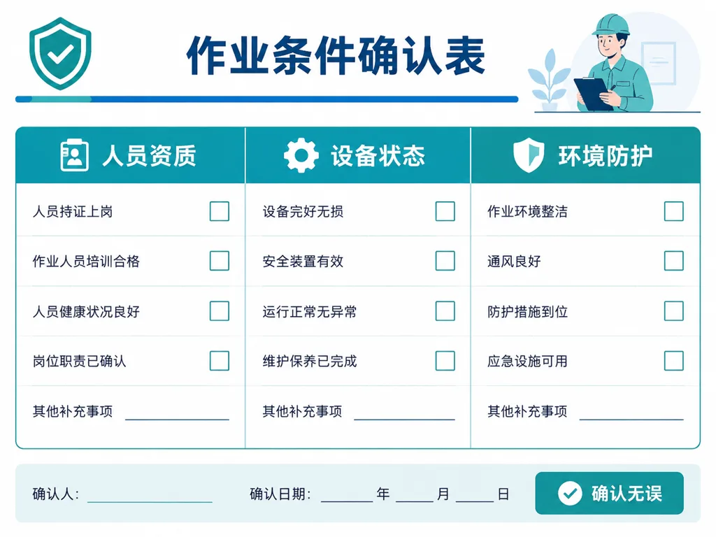 检查记录与复核证据示意图