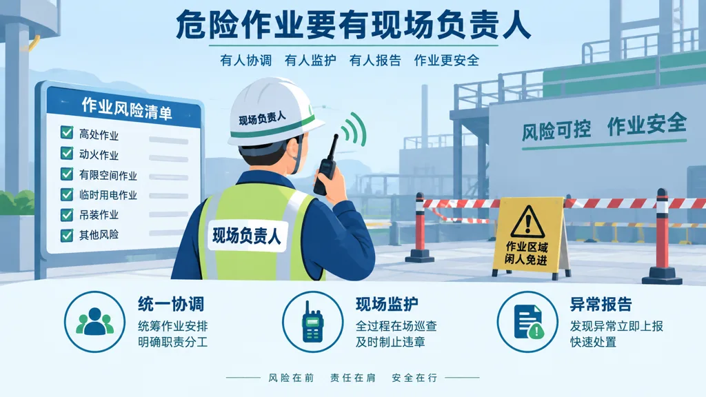 现场安全管理示意图