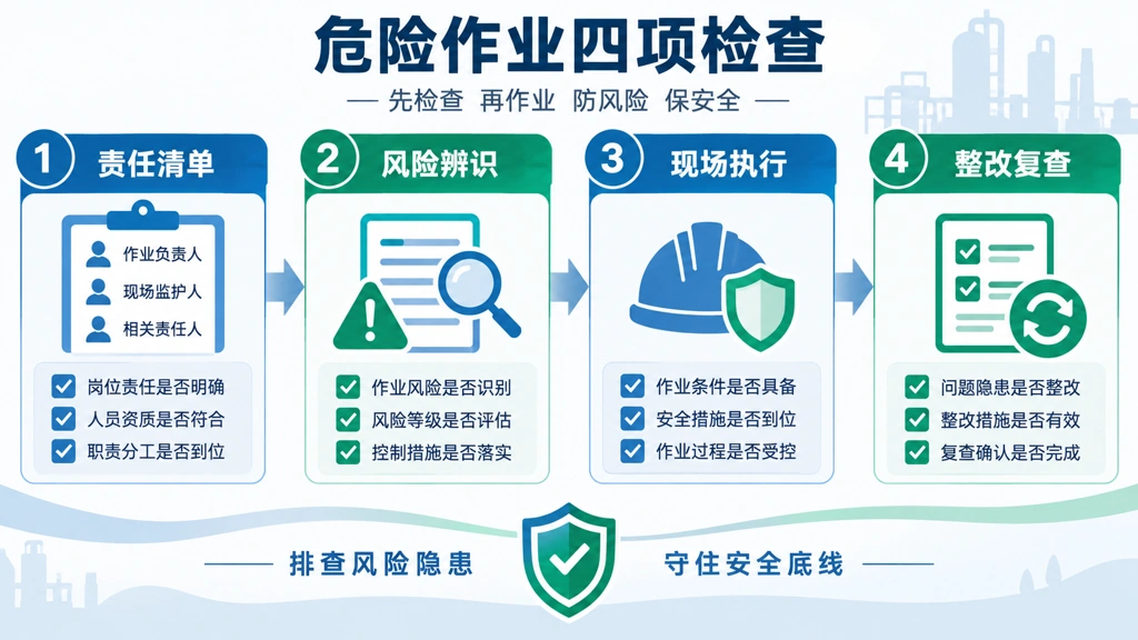 危险作业四项检查
