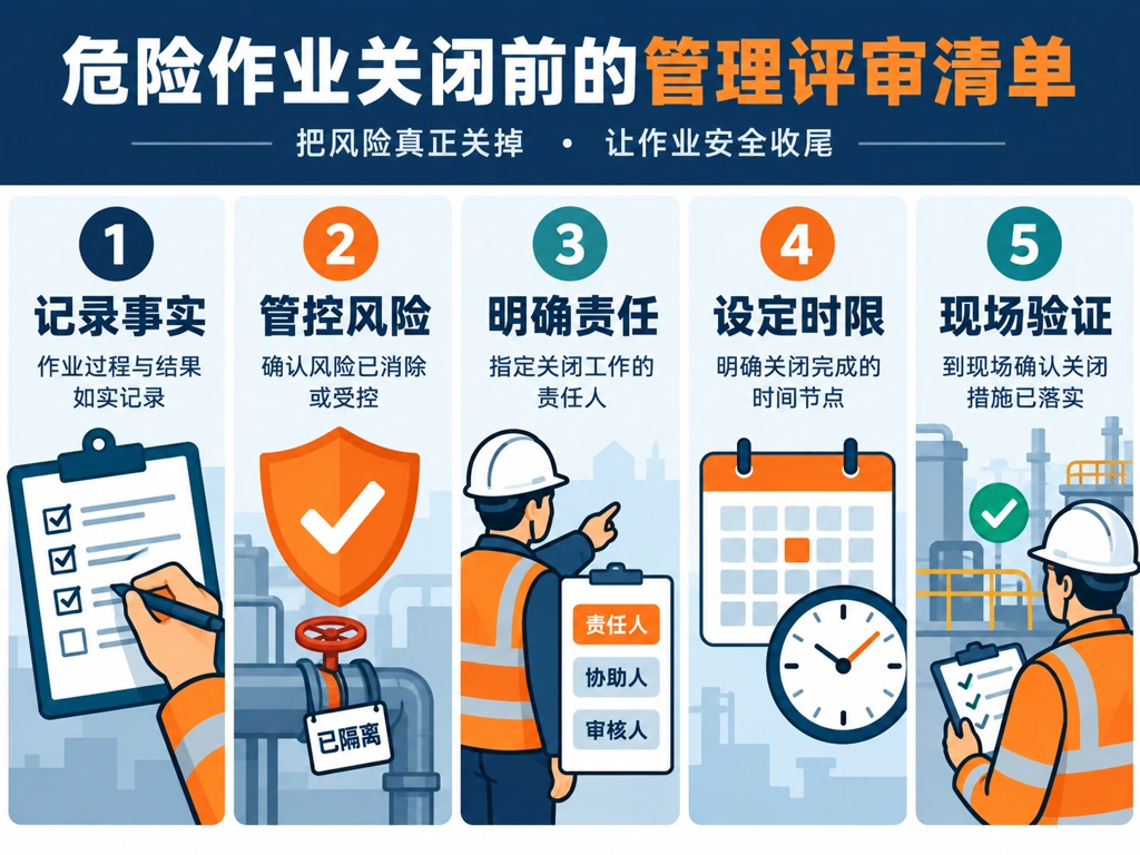 控制措施与复查记录示意图